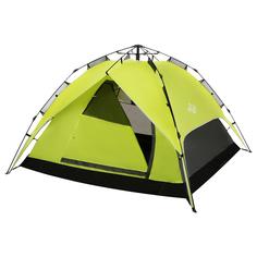 Палатка Maclay Swift, треккинговая, 3 места, green/yellow