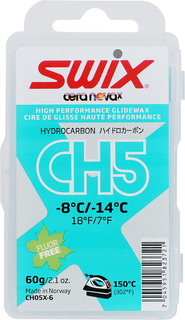 Мазь Скольжения Swix 2019-20 Ch5X Turquoise -8C / -14C 60 Гр