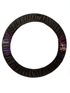 Чехол для гимнастического обруча черный/фиолетовый 066 р. XL Solo