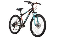 Велосипед NOVATRACK 24" BATTLER сталь 14", черный, 6 скор.TZ500/TS-38/SG-6S, диск.торм ST