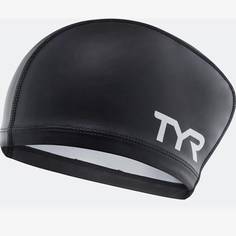 Шапочка для плавания TYR Long Hair Silicone Comfort Swim Cap Черный, O/S