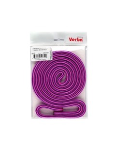 Скакалка BRAID 2,5 м розово-фиолетовый Verba Sport