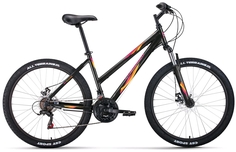 26 FORWARD IRIS 26 2.0 D (26" 18 ск. рост. 17") 2022, черный/розовый, велосипед