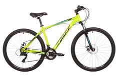 Велосипед FOXX 27.5" AZTEC D зеленый, сталь, размер 20" 2023
