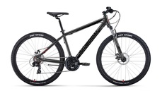 Велосипед FORWARD Apache 27,5 2.0 D Classic, 21 ск., рост. 19", 2022, черный