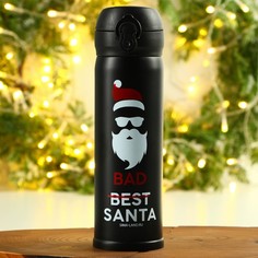 Термос «Bad santa» черный, 500 мл Svoboda Voli