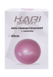Мяч гимнастический с насосом A35591-1 (спортивный инвентарь) Kari