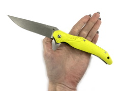 Складной нож Reptilian Пифон-02 сталь 9Cr18MoV, рукоять G10, yellow