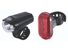 Комплект велосипедных фонарей BBB EcoCombo черный