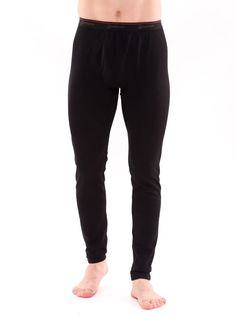 Термокальсоны Guahoo Outdoor Heavy  Merino Wool, черный,