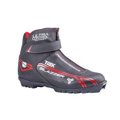 Ботинки лыжные NNN TREK Blazzer Control 2 черные/логотип красный размер RU40 EU41 CM25,5