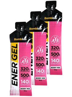 Энергетический гель Bombbar Ener Gel 12x60г (Ягоды)