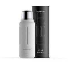 Термос для чая Flask 1 литр, белый Bobber