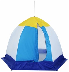 Палатка Стэк Elite трехслойная, для рыбалки, 4 места, разноцветный
