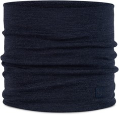 Шерстяной шарф-труба Buff Merino Heavyweight Solid Indigo