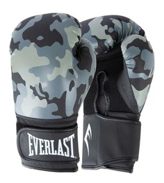 Перчатки тренировочные Everlast Spark 10oz серо-камуфляжные, 1 пара