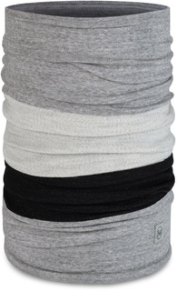Тонкий шерстяной шарф-труба Buff Merino Move Greyish