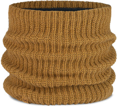 Вязаный шарф-труба с флисом Buff Knitted & Fleece Neckwarmer Jarn Ocher