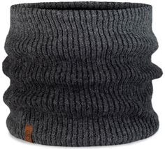 Вязаный шарф-труба с флисом Buff Knitted & Fleece Neckwarmer Marin Graphite