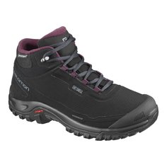 Ботинки Salomon SHELTER CS WP W, Black/Ebony/Winetasting, 3.5 UK