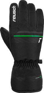 Перчатки Горнолыжные Reusch Snow King Black/Neon Green (Inch (Дюйм):9)