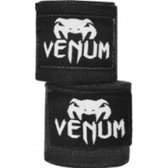 Бинты боксерские Venum Kontact 4m Black,