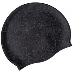 Шапочки для плавания Recycled one size черный Mad Wave