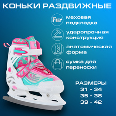 Раздвижные коньки Cosmo pink (Размер : M 35-38) Alpha Caprice