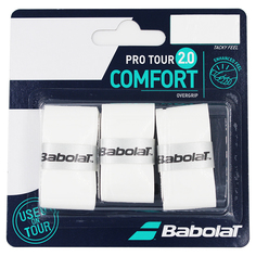 Обмотка для ручки ракетки Babolat Overgrip Pro Tour 2.0 x3, White