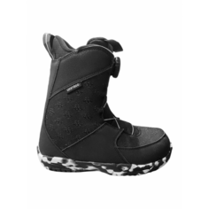 Ботинки для сноуборда luckyboo future fastec черный 21,5 см