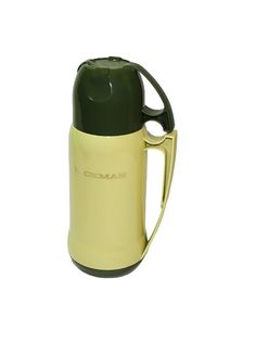 Термос Backman BM-0901-01 объем 1,0л стекло 2 чашки в комплекте