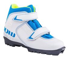 Ботинки лыжные детские NNN TREK Snowrock2 белые/логотип синий размер RU28 EU29 CM17,5