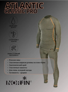 Термобелье Norfin Atlantic Classic Pro зелёный 3XL