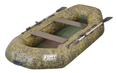Надувная лодка ПВХ FORT boat 260, камуфляж камыш