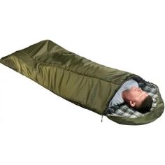 Спальный мешок Expert-Tex Comfort зеленый, левый