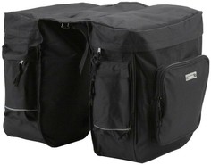 Сумка на багажник двухсекционная, материал:PVC+600D полиэстер, объём 30л, размер: 36 х 12 TBS
