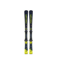 Горные лыжи Fischer RC4 WC Jr M/O Jr + RC4 Z9 (21/22) 130, черно-желтые