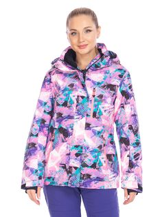 Куртка FORCELAB женская, спортивная, горнолыжная, зимняя, 706622, Розовый, 42