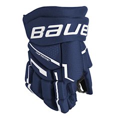 Перчатки хоккейные BAUER Supreme Mach S23 YTH 1061907 (8 / темно-синий) Бауэр