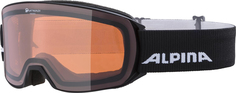 Горнолыжные очки Alpina Nakiska Q black matt/Q S2 23/24, Оранжевый