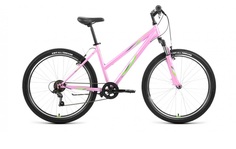 26 FORWARD IRIS 26 1.0 (26" 6 ск. рост. 17") 2022, сиреневый/зеленый велосипед
