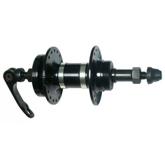 Втулка MTB задняя алюминиевая под трещотку, 3/8x14Gx36Hx135x145 на промподшипниках, с эксц TBS