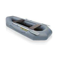 Лодка ПВХ Компакт-280N- ФС фанерная слань серый цвет упаковка-мешок оксфорд Compakt