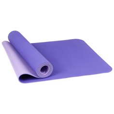 Коврик для йоги Sangh двухцветный purple 183 см, 6 мм
