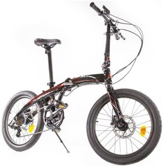 Велосипед Alpine Bike F1HD (2022), One size, 20",складной, 7ск., черн-красн