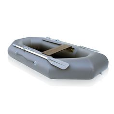 Лодка ПВХ Компакт-220N- НД надувное дно серый цвет упаковка-мешок оксфорд Compakt