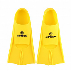 Ласты Larsen укороченные силиконовые 6975 желтый размер 30-32