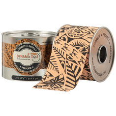 Биомеханический тейп Dynamic Tape 5см x 5м, Бежевый с черным тату