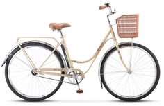 Велосипед дорожный городской STELS Navigator-325 рама 20", слоновая-кость/коричневый