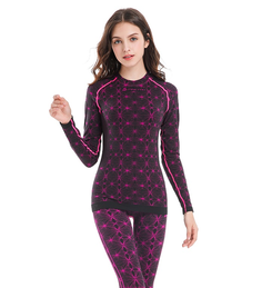 Термокомплект AlpinePro LUNM043CN, Black/Pink, XL INT; XXL INT